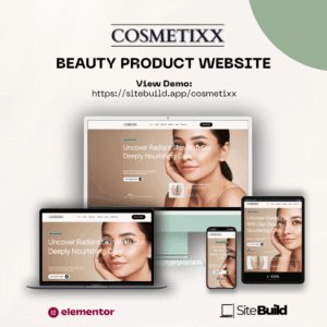 Cosmetixx - Beauty Product Website