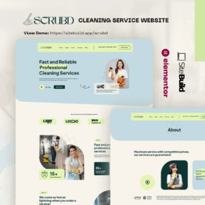 Scrubd- Cleaning Service Website