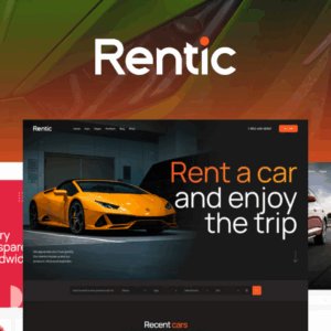 Rentic - Car Rental & Taxi Service Website